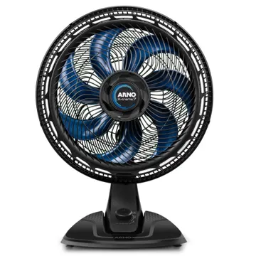 Ventilador de Mesa Arno 40cm 127V (110V) Preto e Azul VE70