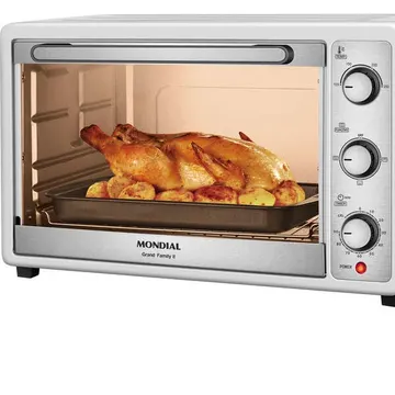 Forno Elétrico 52l Grand Family Ii Mondial Branco/inox 1800w - Frn-52-w 127v