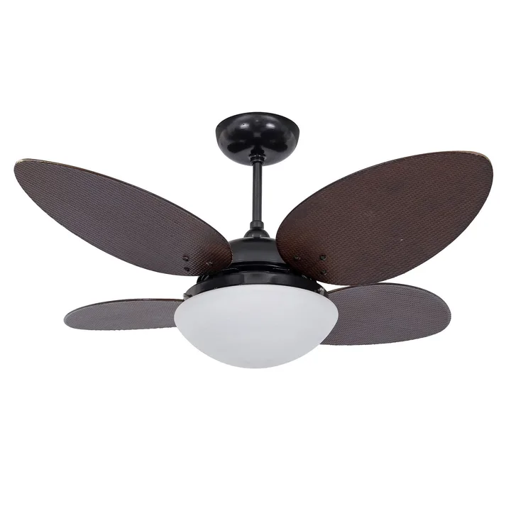 Ventilador de Teto com Controle de Parede Vime 4 Pás 105 cm Mogno 220V Aliseu, imagem 1 de 11