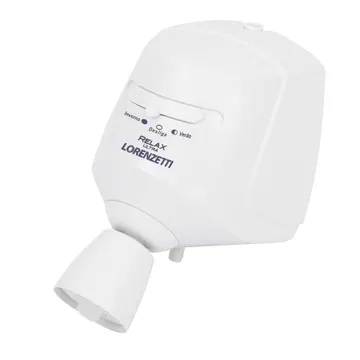 Chuveiro Elétrico Multitemperatura 127V (110V) 5500w Branco Redondo Relax Lorenzetti