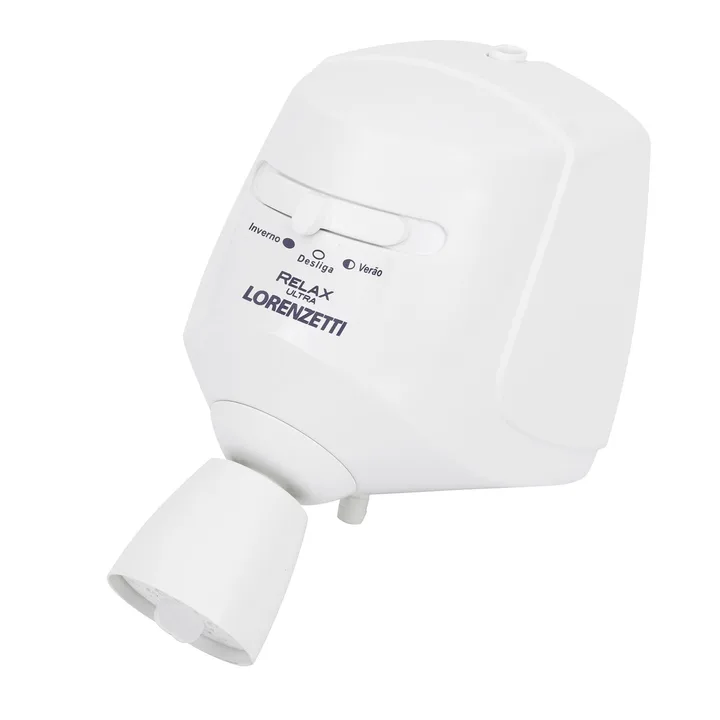 Chuveiro Elétrico Multitemperatura 127V (110V) 5500w Branco Redondo Relax Lorenzetti, imagem 1 de 8