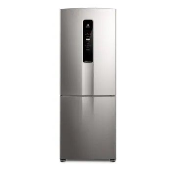 Geladeira Electrolux Frost Free 490L Efficient com AutoSense Inverse Inox Look IB7S