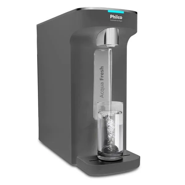 Purificador De Água Natural E Gelada Philco Ppu12c Cinza Bivolt, imagem 1 de 6