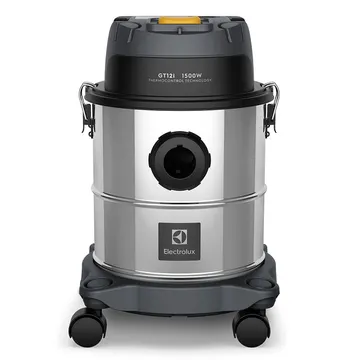 Aspirador de Pó e Água Electrolux 1500W 12L com Thermocontrol e Função Sopro Inox (GT12L) 127V