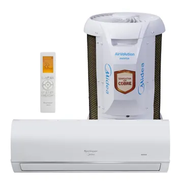 Ar Condicionado Split Inverter Frio 12000 BTUs com Wi-Fi 220V Air Volution Connect Midea