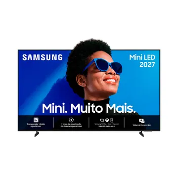 Samsung Smart TV 50" Mini LED 4K M75H 2027, Vision AI Companion, Modo Futebol, Xbox Cloud Gaming, Canais Gratuitos, 7 Anos de Atualização