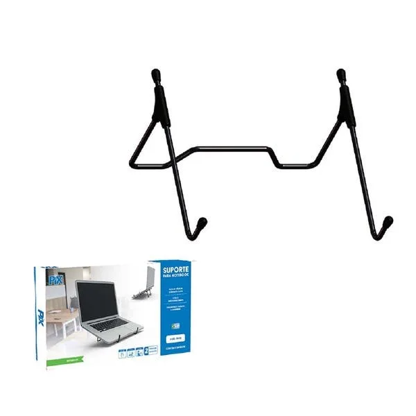 Suporte Notebook Universal Ergonomico Preto Px12, imagem 1 de 4