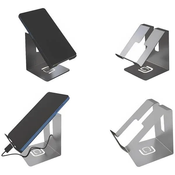 Suporte De Mesa Para Smartphone Inox Escovado, imagem 1 de 3
