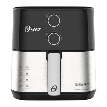 Fritadeira Air Fryer Oster Ofrt520-127 4,6l 1500w Multifunção Inox 110v