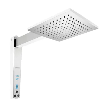 Chuveiro Digital 220V 6800W Century Branco e Cromado Lorenzetti