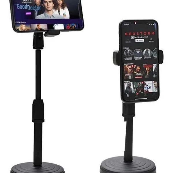 Suporte Tripé Celular Smartphone De Mesa Escritório 360º, imagem 1 de 5