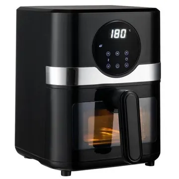 Air Fryer Fritadeira Sem Óleo Digital Extream 4,3l 1400w Prata 110v