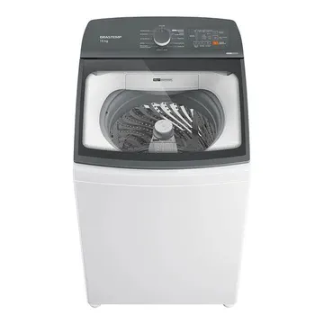 Máquina De Lavar Brastemp 15kg Branca Com Ciclo Tira Manchas Advanced E Smart Sensor - Bwf15ab 220v