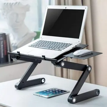 Mesa Notebook Suporte C/cooler Mouse Pad Articulado Laptop Zz Q1737-2