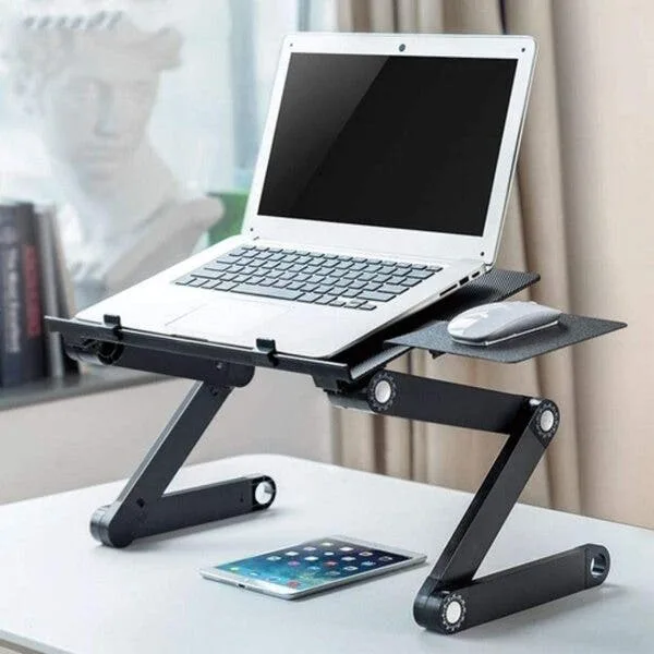 Mesa Notebook Suporte C/cooler Mouse Pad Articulado Laptop Zz Q1737-2, imagem 1 de 3
