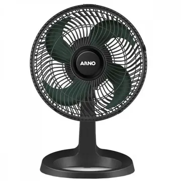 Ventilador de Mesa Arno Super Force 3 Velocidades VEF3 Preto Ventilador de Mesa 30cm Arno Super Force Preto VEF3 - 110V