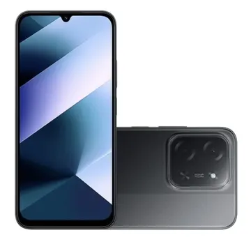 Smartphone Xiaomi Poco C85 4G 8GB RAM 256GB Preto Tela IPS LCD 6,9" 120Hz Câmera 50MP NFC Bateria 6000mAh