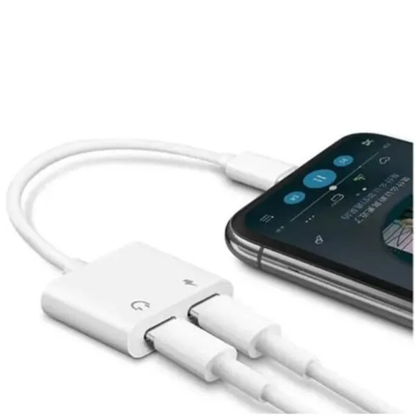 Cabo Adaptador Áudio/carregador P/ Smartphone, imagem 1 de 10