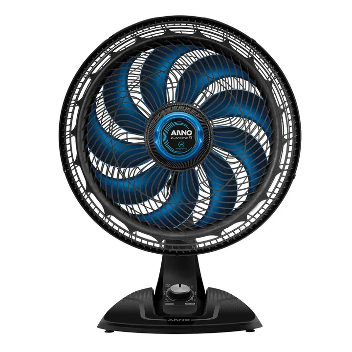 Ventilador de Mesa 40cm Arno X-TREME 9, 9 PÁS, 160W, Repelente Líquido VE95, imagem 1 de 10