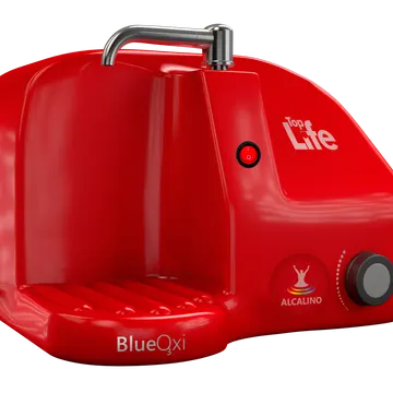 Purificador Blue Oxi Água Natural Alcalina E Ozonizada 220v Vermelho