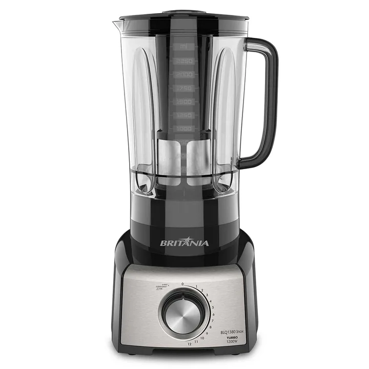 Liquidificador Britânia Pro Maxx 6 Inox 3L 1200W 12 Velocidades 220V, imagem 1 de 5