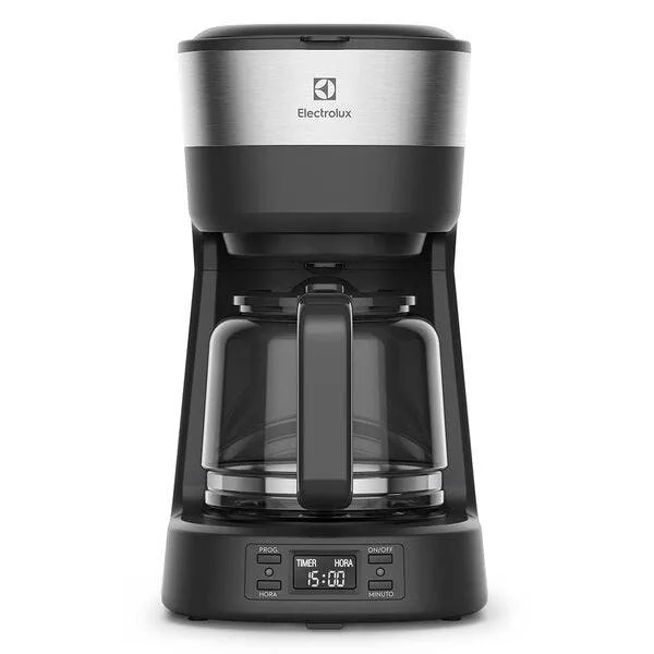 Cafeteira Elétrica Electrolux 30 Xícaras Experience Programável Com Timer Cor Inox Preta (ecm25) 220v, imagem 1 de 10