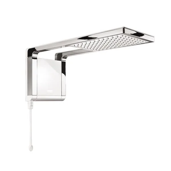 Chuveiro Eletrônico 127V (110V) 5500W Branco e Cromado Acqua Storm Lorenzetti, imagem 1 de 5