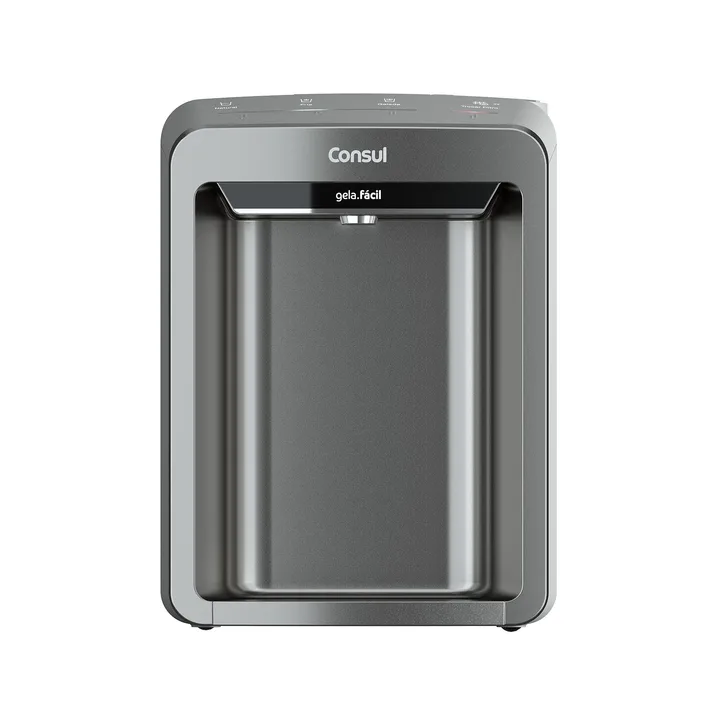 Purificador de Água Consul Gelada Fria e Natural com Refrigeração Eletrônica CPB33AF Cinza Bivolt, imagem 1 de 7