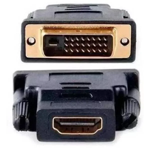 Cabo Computador Com Saída Dvi Para Uma Tv Hdmi, imagem 1 de 3