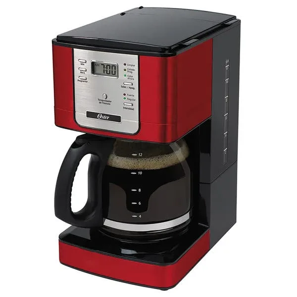 Cafeteira Elétrica Programável Oster Vermelha 220v, imagem 1 de 4