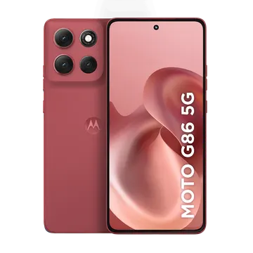 Smartphone Motorola Moto G86 5G 256GB 8GB RAM Tela 6,67" pOLED 1.5K Câmera 50MP Sony IP68 Vermelho