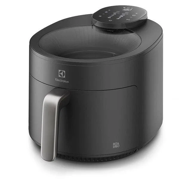 Air Fryer Electrolux Por Rita Lobo 5 1l Cinza Expert C/visor 1500w (eaf170) 127v, imagem 1 de 10