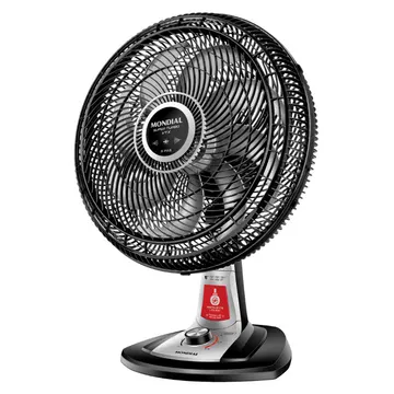 Ventilador de Mesa Mondial VTX-40-8P-RL 40 cm 8 Pás 3 Velocidades Preto 127V