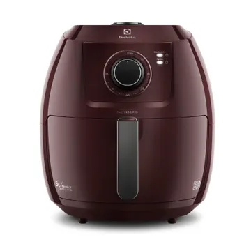 Fritadeira AirFryer Electrolux Family Efficient 5L por Rita Lobo EAF51 Dark Red 127V