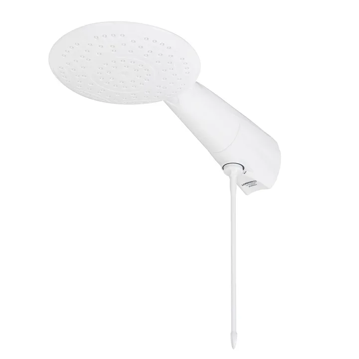 Chuveiro Elétrico Eletrônico 127V (110V) 3500w Branco Redondo com Resistência Blindada Advanced Lorenzetti, imagem 1 de 9