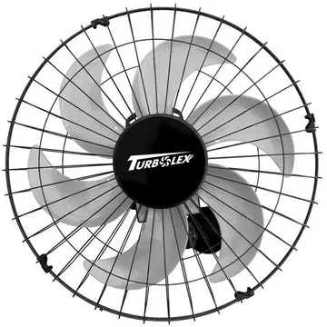 Ventilador de Parede Preto 50cm 200W Bivolt VITALEX-4324