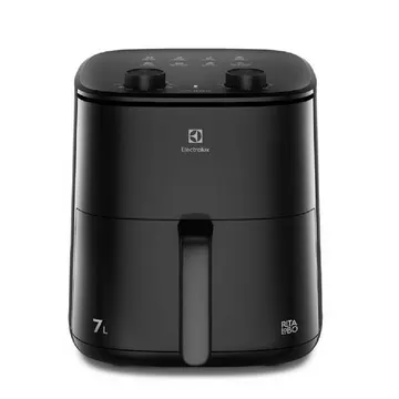 Air Fryer Electrolux Por Rita Lobo 7l Preta Efficient 1700w (eaf70) 127v